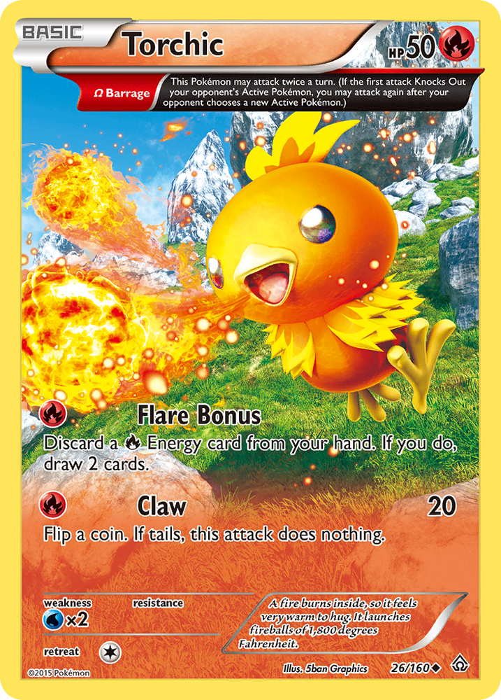 Torchic (26/160) [XY: Primal Clash] Pokémon