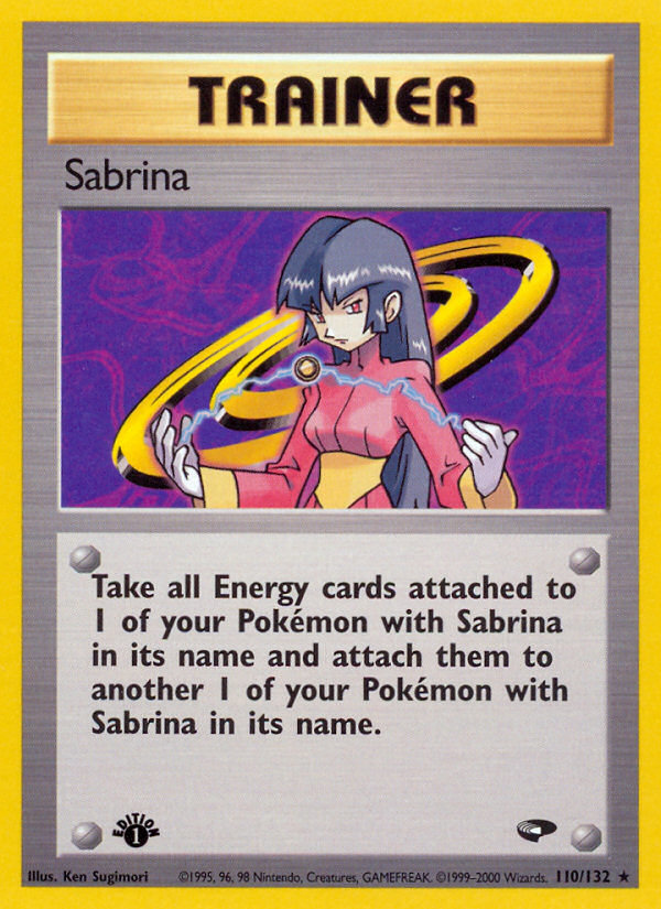 Sabrina (110/132) [Gym Challenge 1st Edition] Pokémon