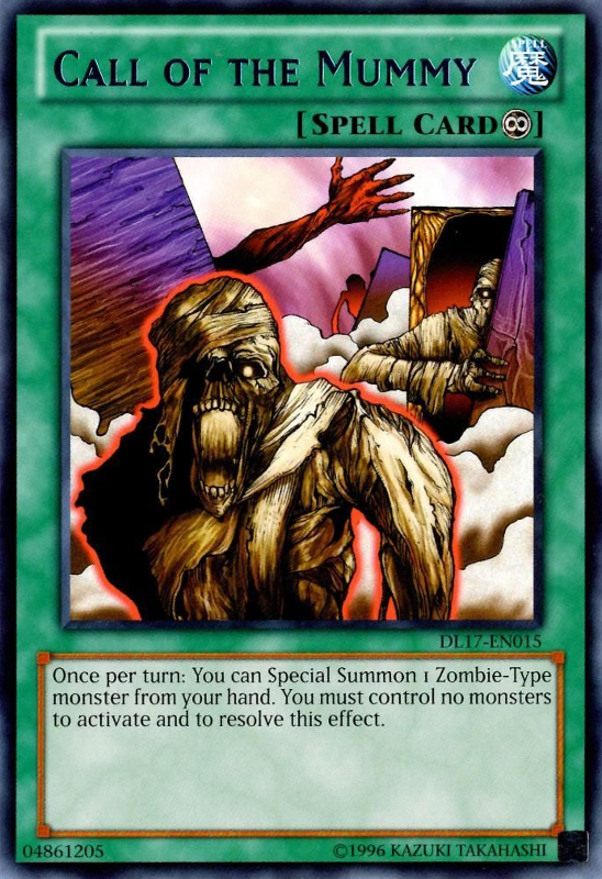 Call of the Mummy (Purple) [DL17-EN015] Rare Yu-Gi-Oh!