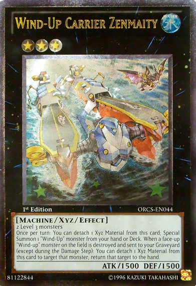 Wind-Up Carrier Zenmaity [ORCS-EN044] Ultimate Rare Yu-Gi-Oh!