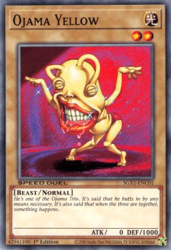 Ojama Yellow [SGX1-ENC01] Common Yu-Gi-Oh!