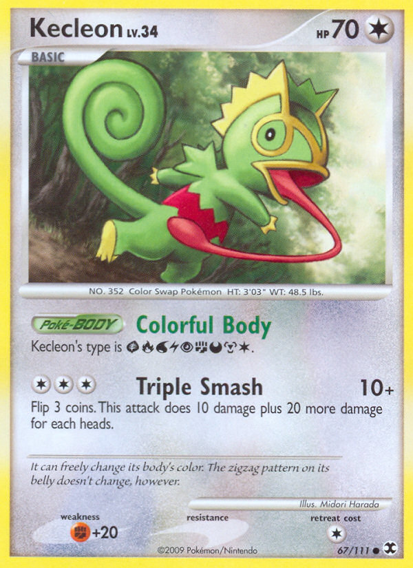 Kecleon (67/111) [Platinum: Rising Rivals] Pokémon