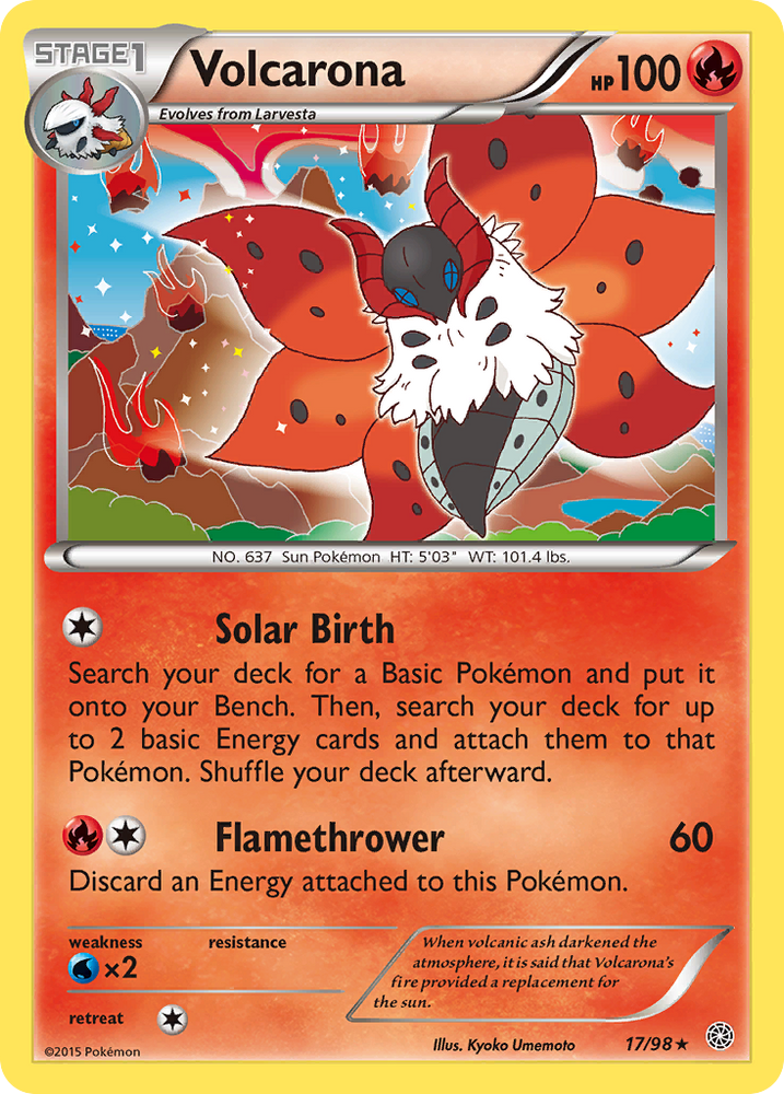 Volcarona (17/98) [XY: Ancient Origins] Pokémon