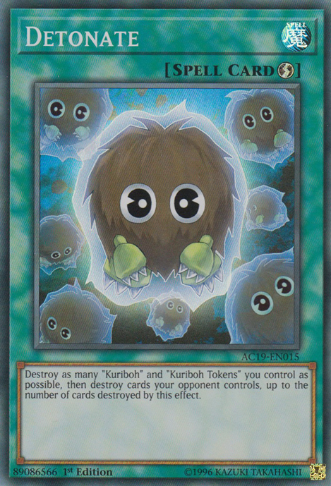 Detonate [AC19-EN015] Super Rare Yu-Gi-Oh!