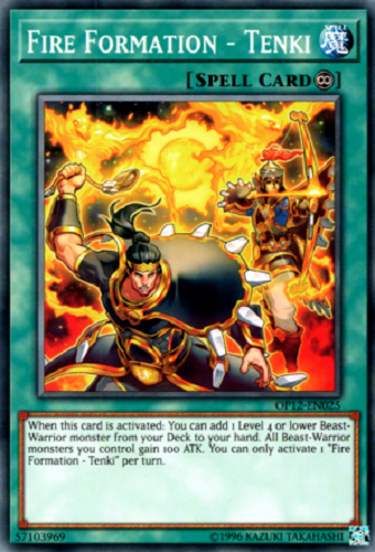 Fire Formation - Tenki [OP12-EN025] Common Yu-Gi-Oh!