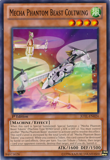 Mecha Phantom Beast Coltwing [JOTL-EN024] Common Yu-Gi-Oh!