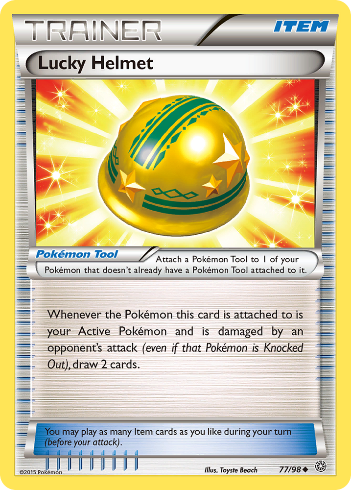 Lucky Helmet (77/98) [XY: Ancient Origins] Pokémon
