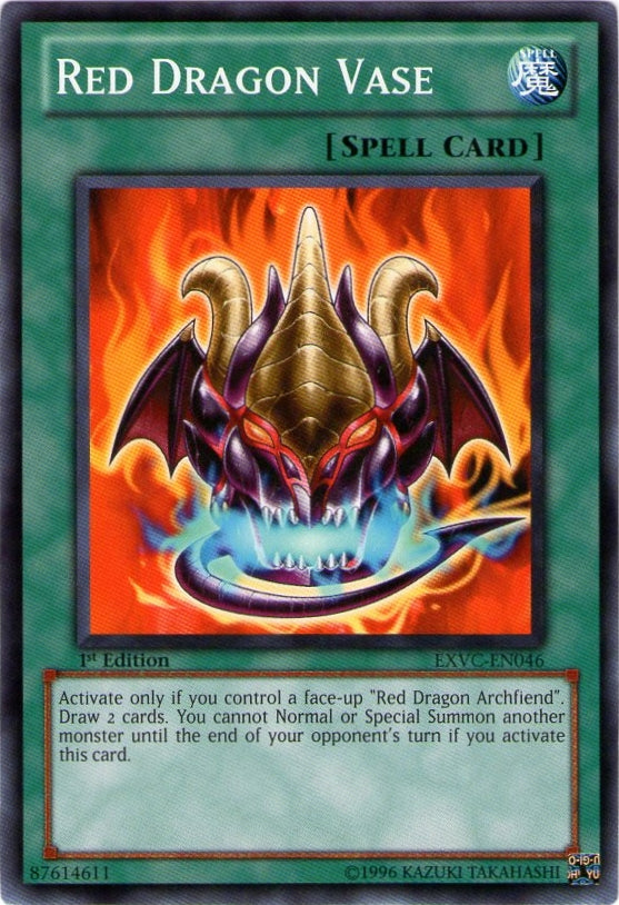 Red Dragon Vase [EXVC-EN046] Common Yu-Gi-Oh!