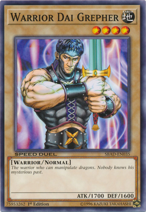 Warrior Dai Grepher [SBAD-EN035] Common Yu-Gi-Oh!