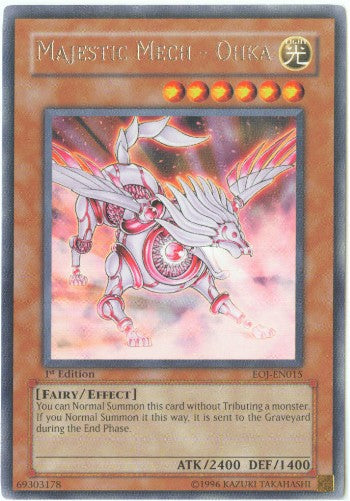 Majestic Mech - Ohka [EOJ-EN015] Rare Yu-Gi-Oh!