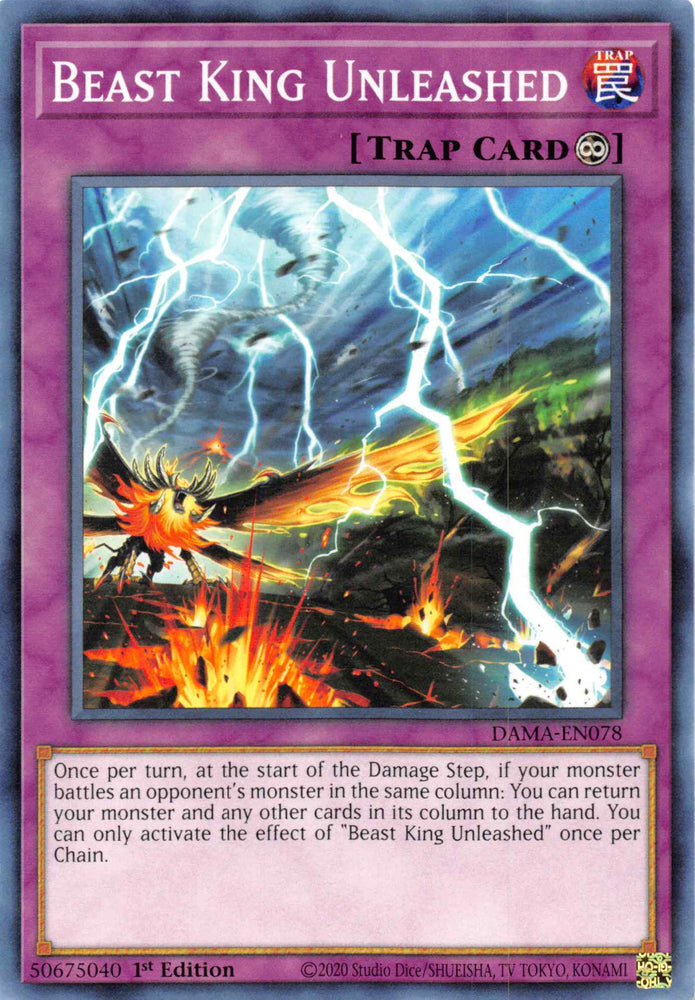 Beast King Unleashed [DAMA-EN078] Common Yu-Gi-Oh!