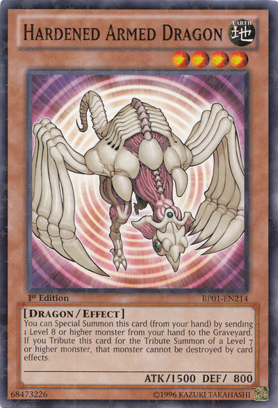 Hardened Armed Dragon [BP01-EN214] Starfoil Rare Yu-Gi-Oh!
