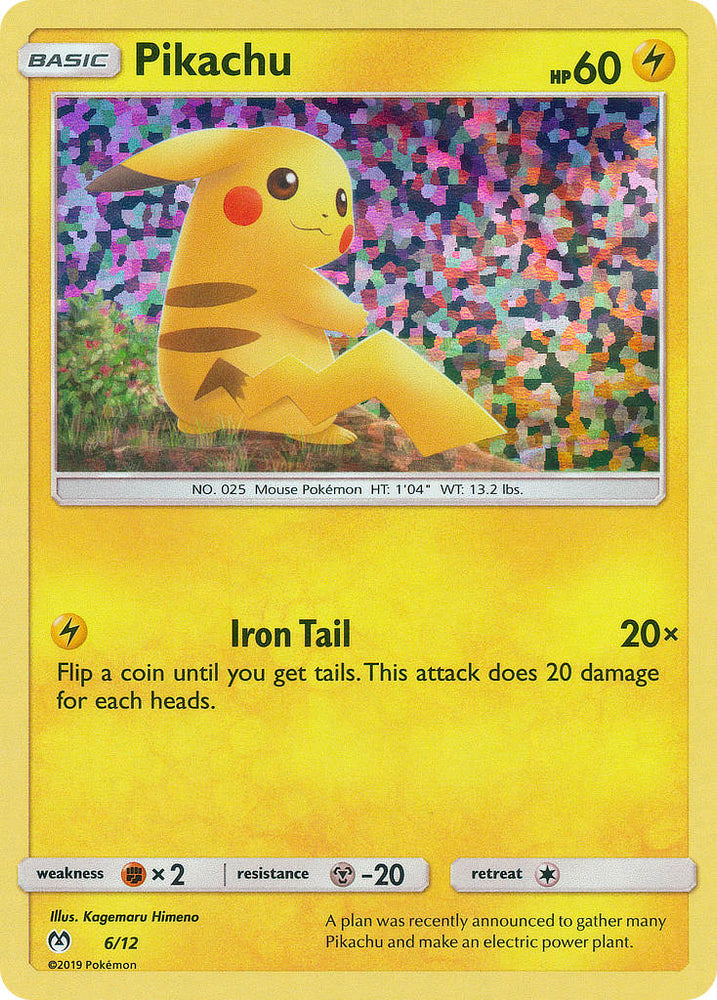 Pikachu (6/12) [McDonald's Promos: 2019 Collection] Pokémon