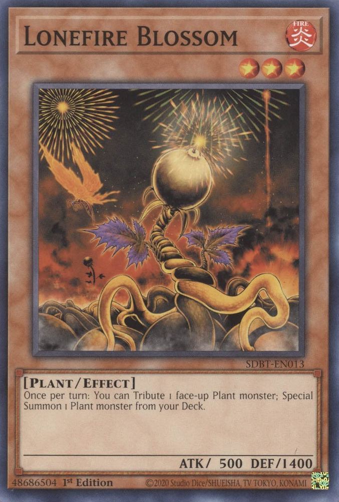 Lonefire Blossom [SDBT-EN013] Common Yu-Gi-Oh!