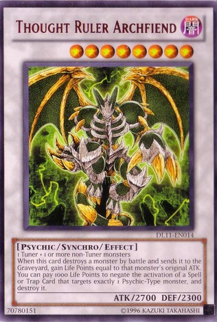 Thought Ruler Archfiend (Red) [DL11-EN014] Rare Yu-Gi-Oh!