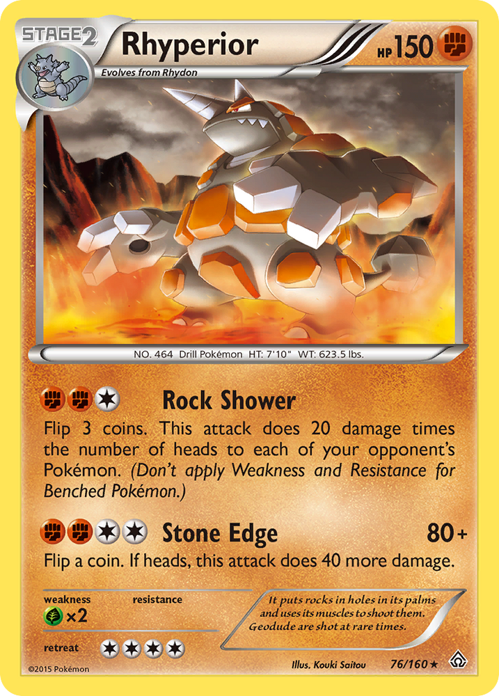 Rhyperior (76/160) [XY: Primal Clash] Pokémon