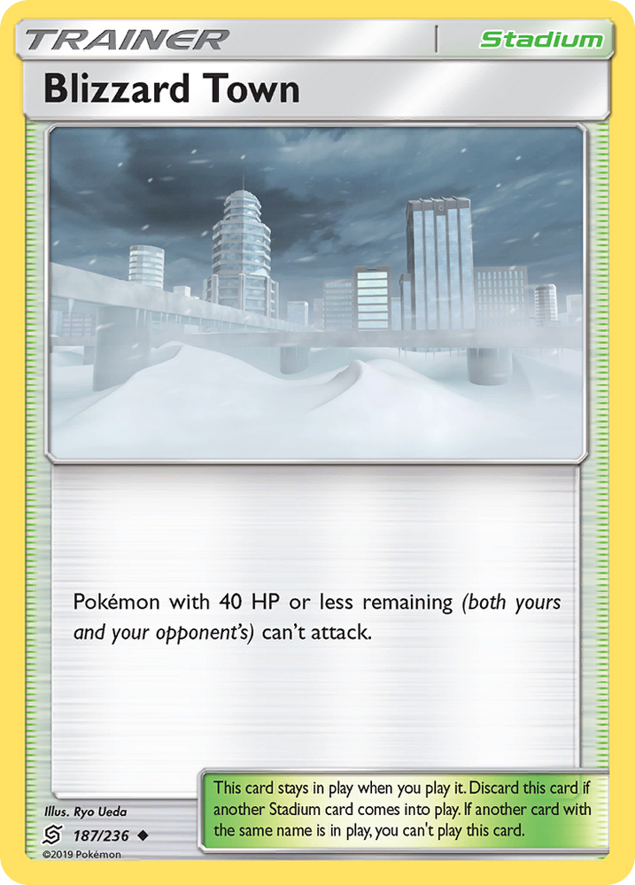 Blizzard Town (187/236) [Sun & Moon: Unified Minds] Pokémon