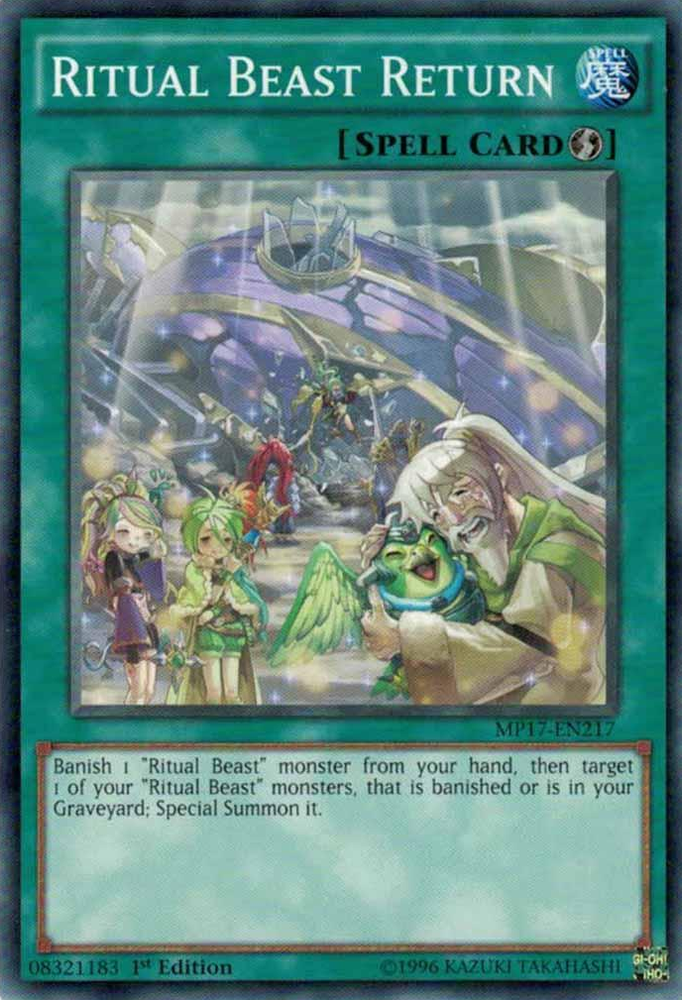 Ritual Beast Return [MP17-EN217] Common Yu-Gi-Oh!