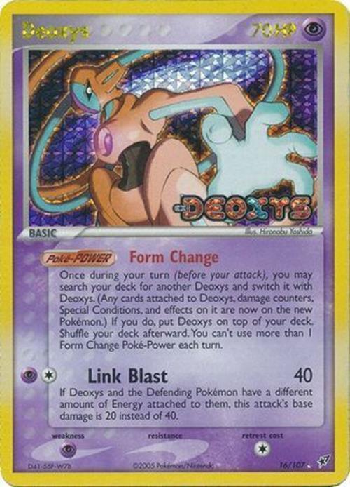 Deoxys (16/107) (Stamped) [EX: Deoxys] Pokémon