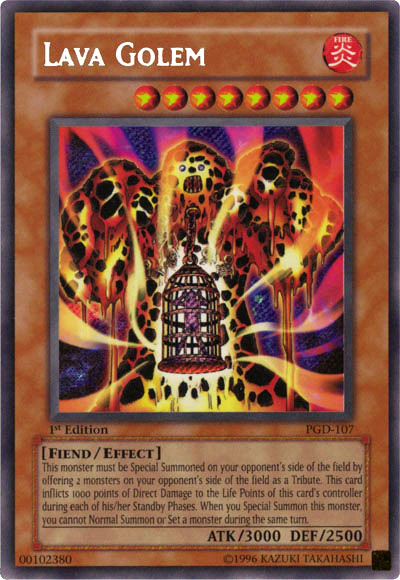 Lava Golem [PGD-107] Secret Rare Yu-Gi-Oh!