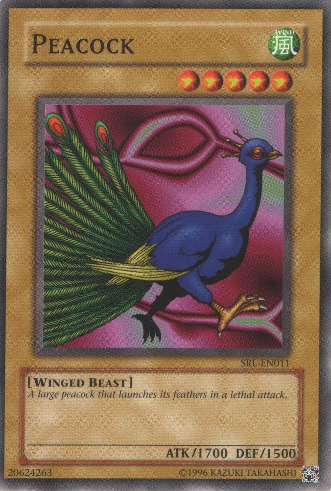 Peacock [SRL-011] Common Yu-Gi-Oh!