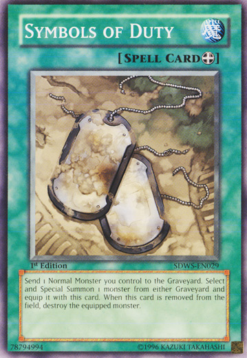 Symbols of Duty [SDWS-EN029] Common Yu-Gi-Oh!
