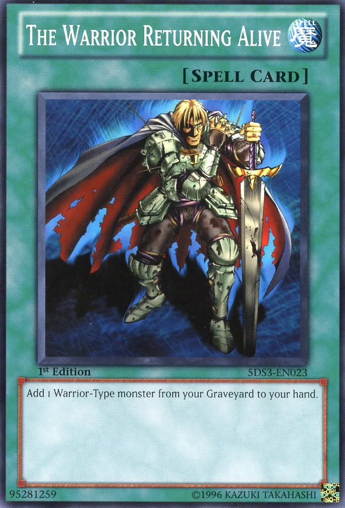 The Warrior Returning Alive [5DS3-EN023] Common Yu-Gi-Oh!