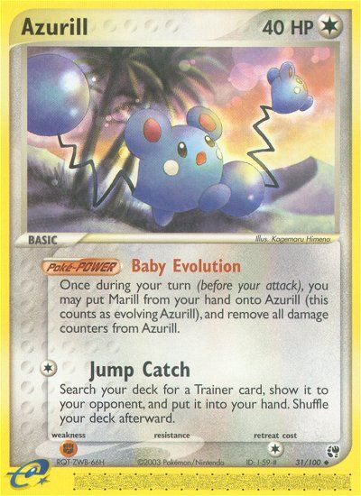 Azurill (31/100) [EX: Sandstorm] Pokémon