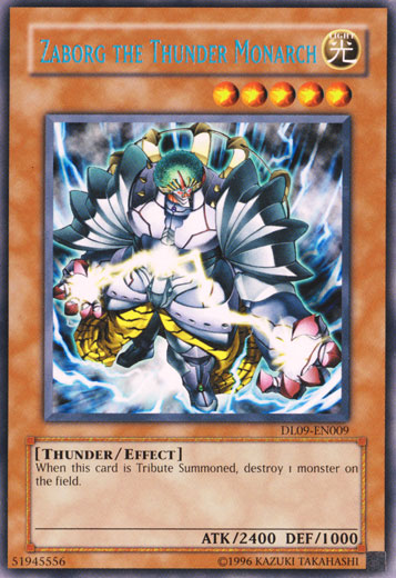 Zaborg the Thunder Monarch (Blue) [DL09-EN009] Rare Yu-Gi-Oh!