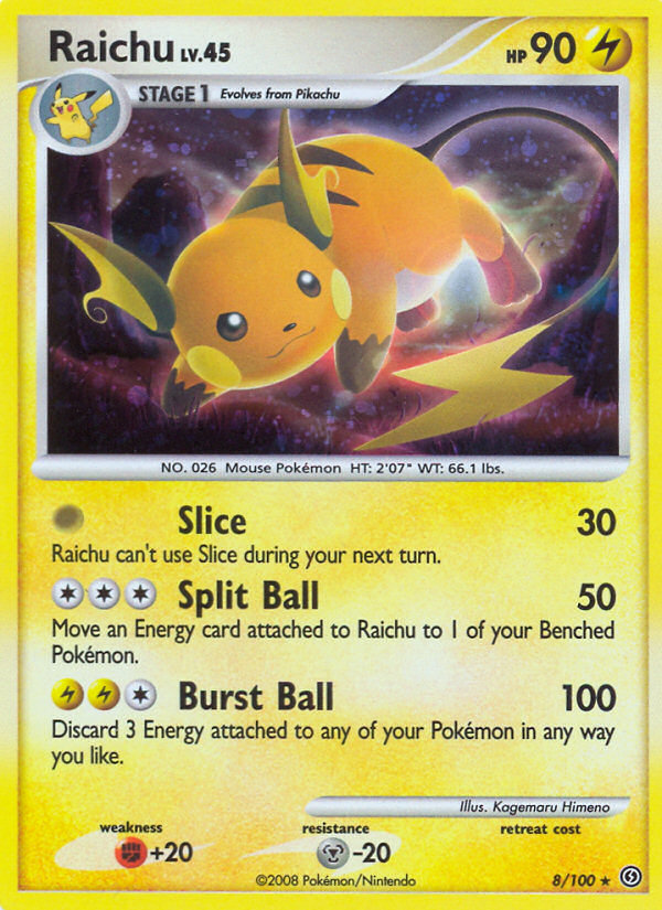 Raichu (8/100) [Diamond & Pearl: Stormfront] Pokémon