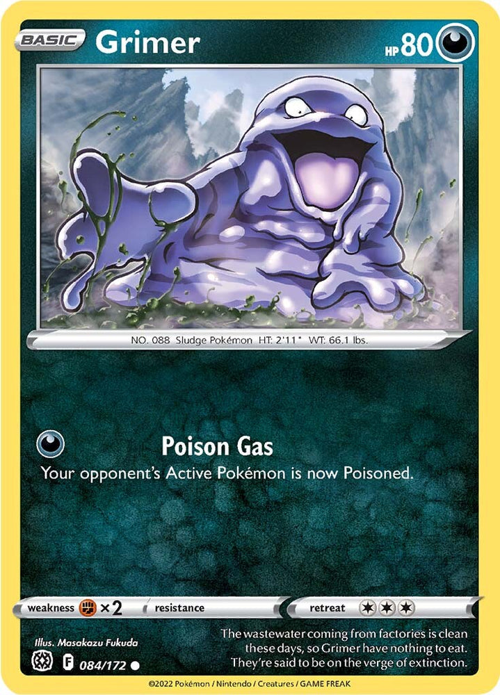 Grimer (084/172) [Sword & Shield: Brilliant Stars] Pokémon