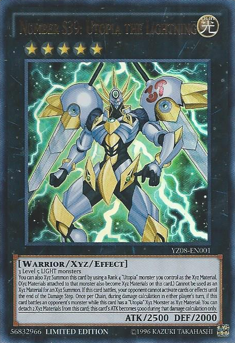 Number S39: Utopia the Lightning [YZ08-EN001] Ultra Rare Yu-Gi-Oh!