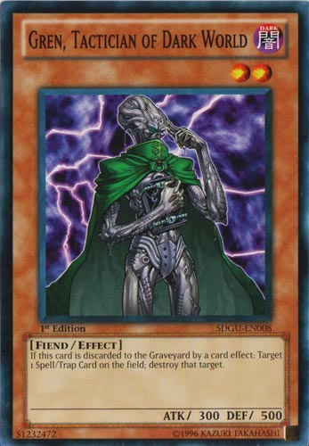 Gren, Tactician of Dark World [SDGU-EN008] Common Yu-Gi-Oh!