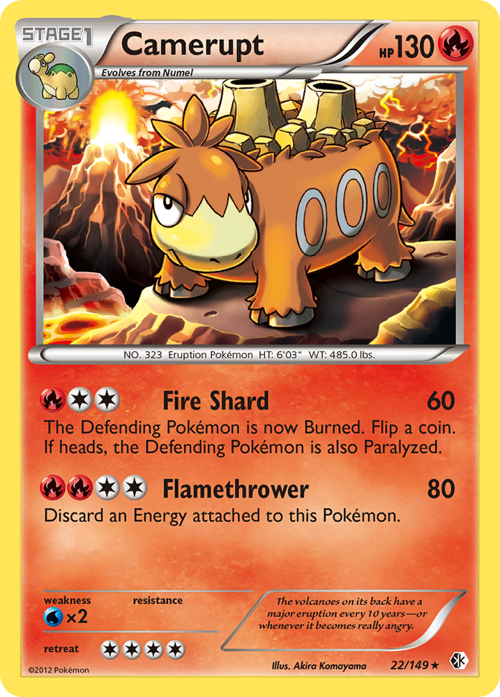 Camerupt (22/149) [Black & White: Boundaries Crossed] Pokémon