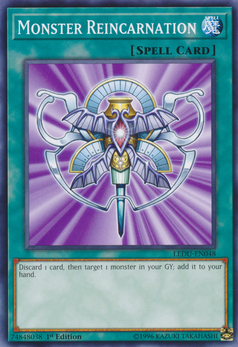Monster Reincarnation [LEDU-EN048] Common Yu-Gi-Oh!