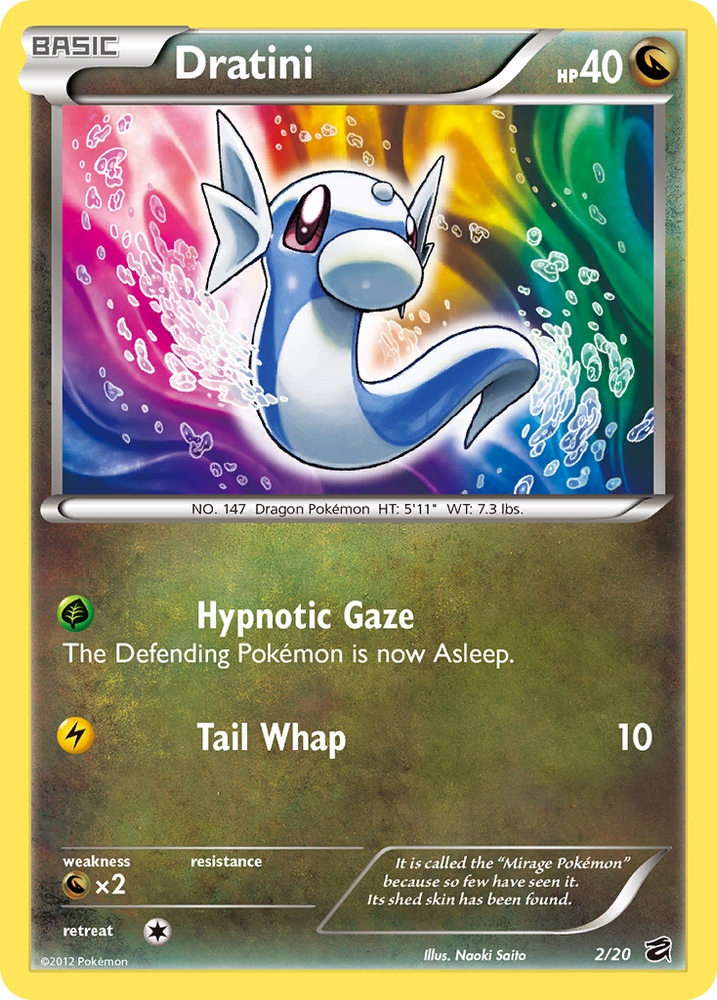 Dratini (2/20) [Black & White: Dragon Vault] Pokémon