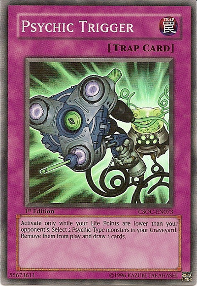 Psychic Trigger [CSOC-EN073] Super Rare Yu-Gi-Oh!