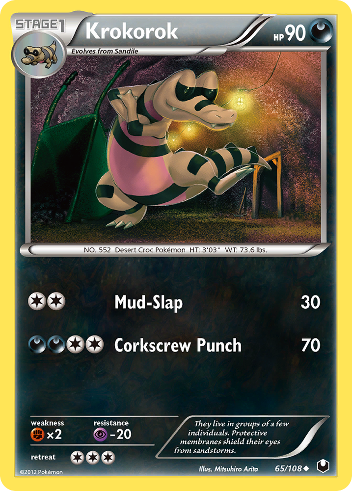 Krokorok (65/108) [Black & White: Dark Explorers] Pokémon