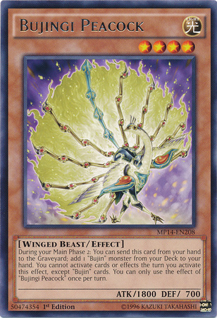 Bujingi Peacock [MP14-EN208] Rare Yu-Gi-Oh!