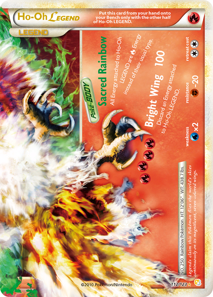 Ho-Oh LEGEND (112/123) [HeartGold & SoulSilver: Base Set] Pokémon
