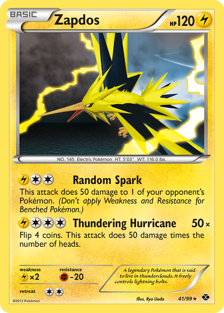 Zapdos (41/99) [Black & White: Next Destinies] Pokémon