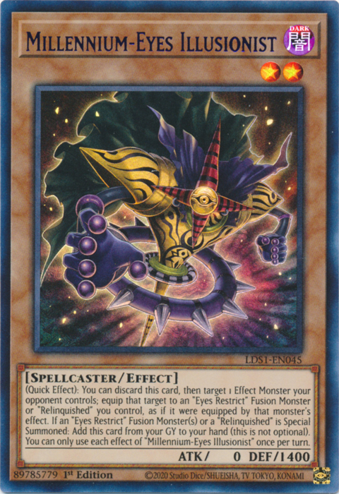 Millennium-Eyes Illusionist (Blue) [LDS1-EN045] Ultra Rare Yu-Gi-Oh!