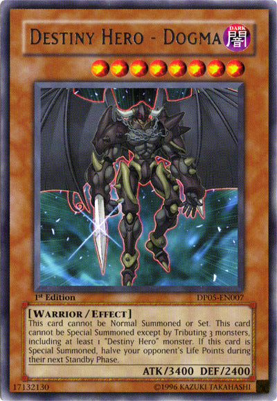 Destiny Hero - Dogma [DP05-EN007] Rare Yu-Gi-Oh!