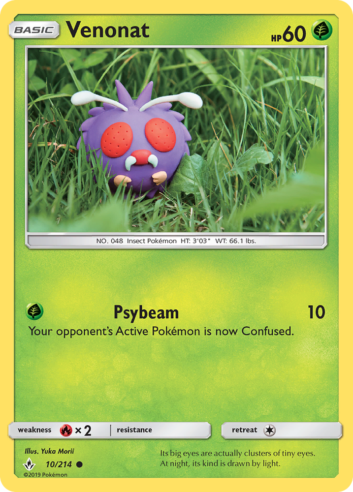 Venonat (10/214) [Sun & Moon: Unbroken Bonds] Pokémon