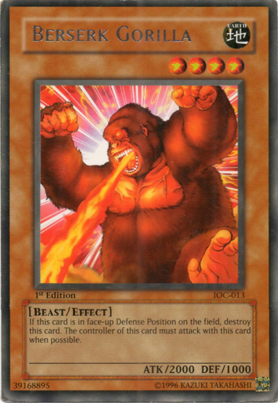 Berserk Gorilla [IOC-013] Rare Yu-Gi-Oh!