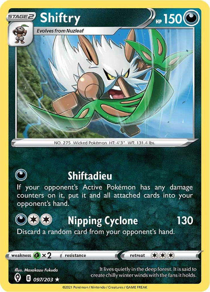 Shiftry (097/203) [Sword & Shield: Evolving Skies] Pokémon