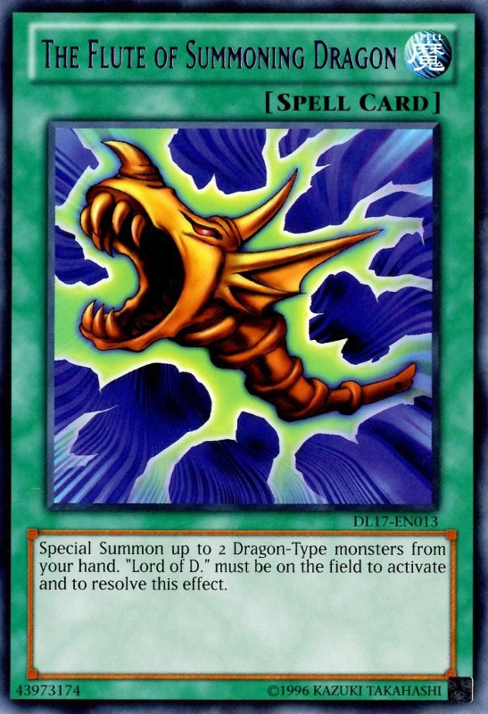 The Flute of Summoning Dragon (Purple) [DL17-EN013] Rare Yu-Gi-Oh!