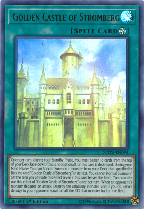 Golden Castle of Stromberg [DUOV-EN094] Ultra Rare