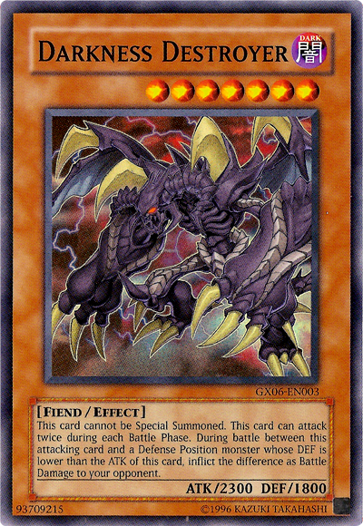 Darkness Destroyer [GX06-EN003] Super Rare Yu-Gi-Oh!