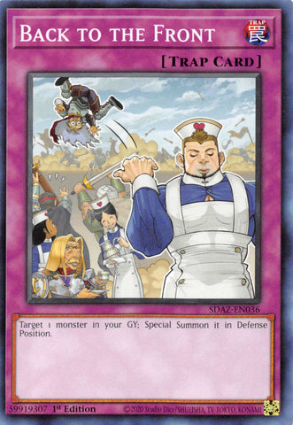 Back to the Front [SDAZ-EN036] Common Yu-Gi-Oh!